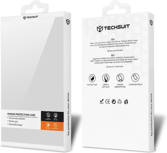 Techsuit Задна корица Червен (Galaxy Note 9Redmi Note 9S / 9 Pro / 9 Pro MaxOnePlus 9 Pro)
