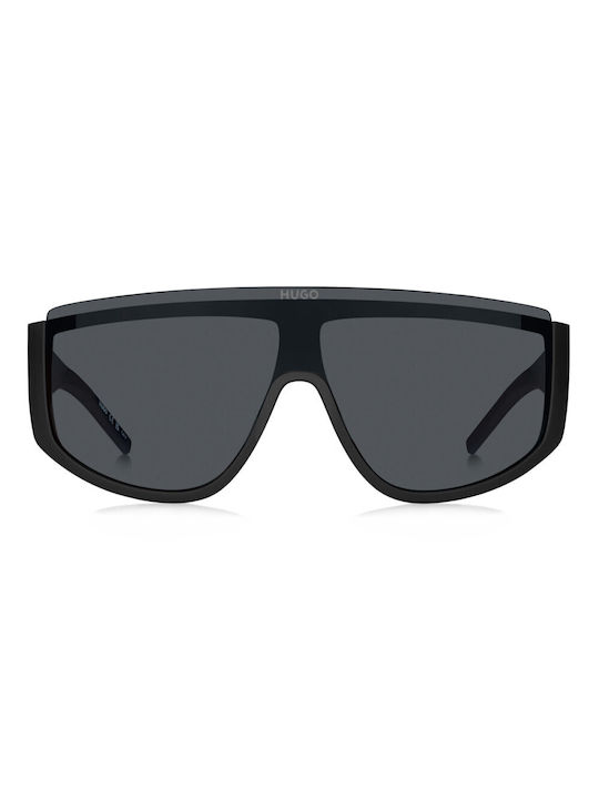 Hugo Boss Men's Sunglasses with Black Plastic Frame and Black Lens HG 1283/S 807/IR