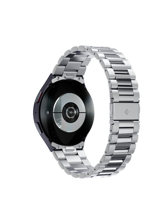 Spigen Modern Fit 316l Λουράκι Ανοξείδωτο Ατσάλι Ασημί (Samsung Galaxy Smartwatch 7, Watch 6 Classic, Watch 6)