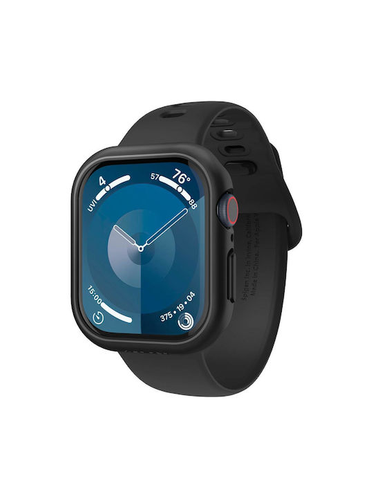 Spigen Thin Fit Plastikhülle in Schwarz Farbe für Apple Watch 10 42 mm