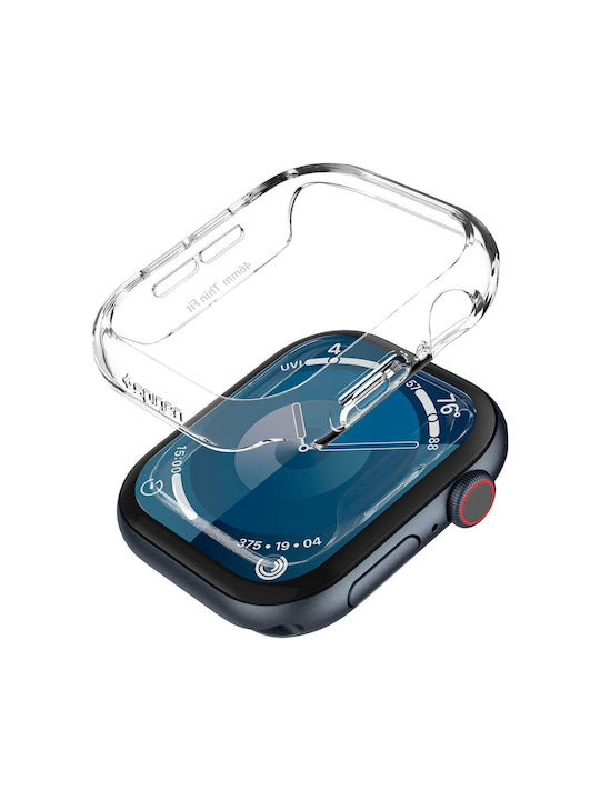 Spigen Thin Fit Plastic Case in Transparent color for Apple Watch Series 10 46mm