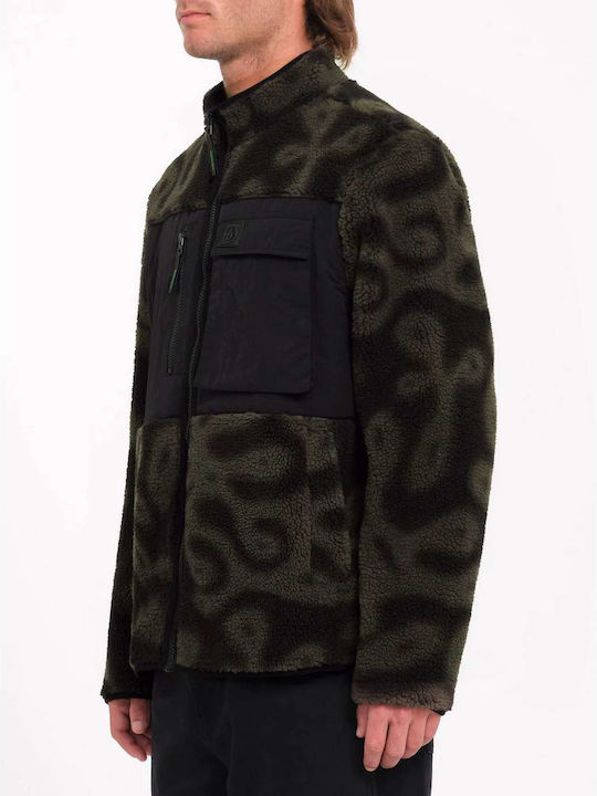 Ζεphyr Storm Stone Cardigan Fleece pentru Bărbați Multicolor