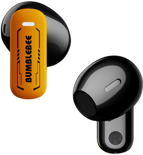 The Transformers TF-T31 In ear Bluetooth хендсфри Слушалки с Кутийка за Зареждане Жълт