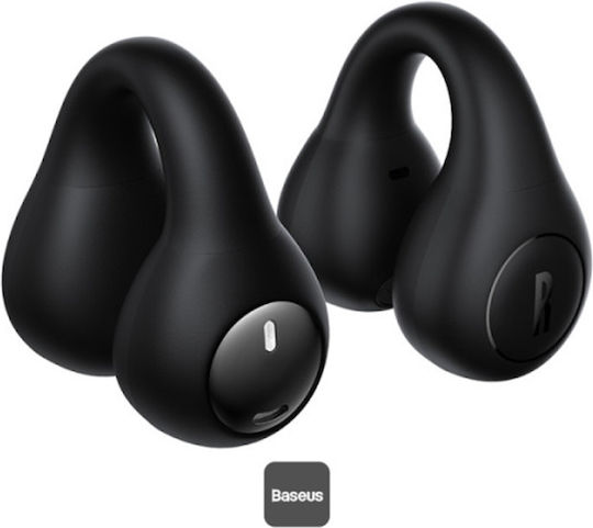 Baseus AirGo AS01 Offenes Ohr Bluetooth-Freisprecheinrichtung Kopfhörer mit Ladeetui Schwarz