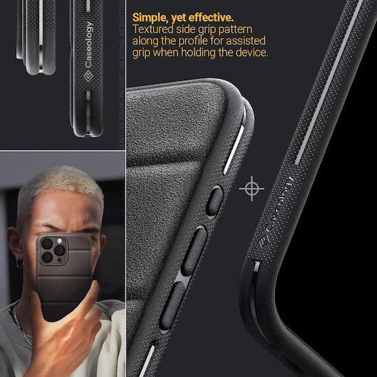 Caseology Athlex Back Cover Πλαστικό / Σιλικόνης Μαύρο (iPhone 15 Pro)