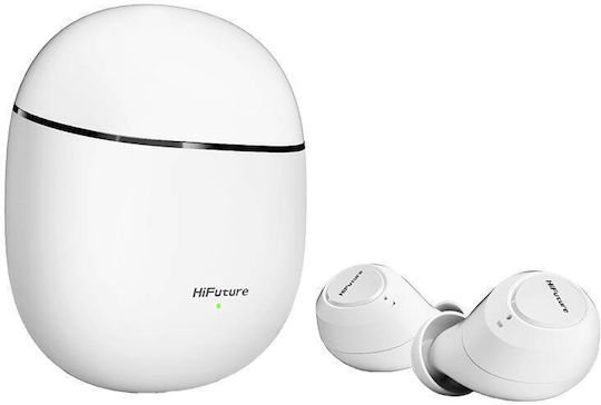 HiFuture Olymbuds3 Bluetooth Handsfree Earphones with Charging Case White