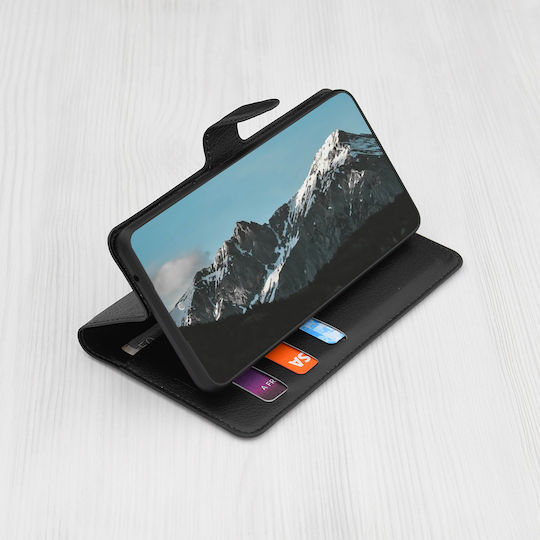 Techsuit Buchen Sie Leder Schwarz (OnePlus 12R)