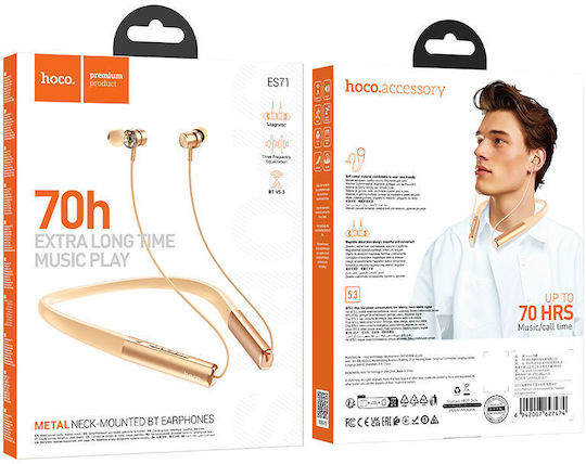 Hoco ES71 In-ear Bluetooth Handsfree Earphones Orange