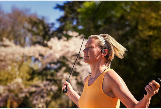 Philips Bone Conduction Bluetooth Handsfree Ακουστικά με Αντοχή στον Ιδρώτα Μαύρα