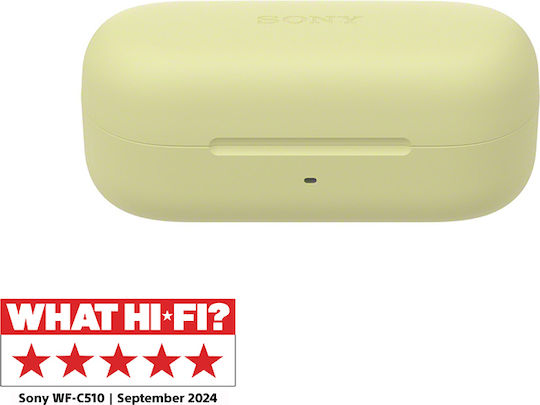 Sony WF-C510 In-ear Bluetooth Handsfree Earphones with Sweat Resistance and Charging Case Yellow
