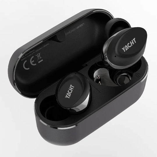 HiFuture YACHT In-ear Bluetooth Handsfree Căști cu Rezistență la Transpirație și Carcasă de Încărcare Negru