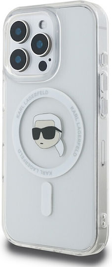 Karl Lagerfeld Back Cover Plastic White (iPhone 16 Pro Max)