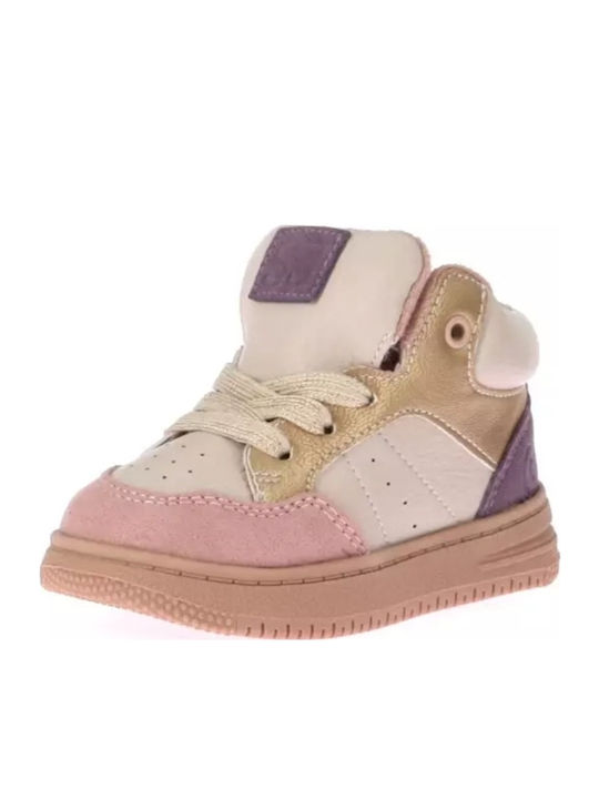 Kids Sneakers High Anatomic Beige
