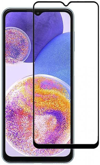 5D Full Face Tempered Glass Negru (Motorola G14, G54, G73)