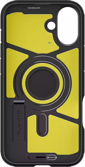 Spigen Tough Armor AI MagFit Umschlag Rückseite Kunststoff 2mm Schwarz (iPhone 16)