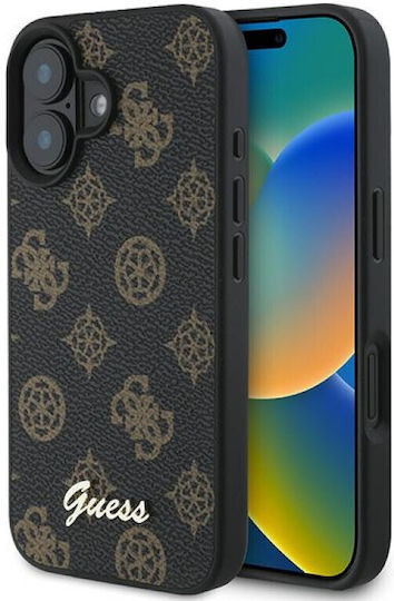 Guess Back Cover Plastic / Silicone / Leather Black (iPhone 16 Plus)