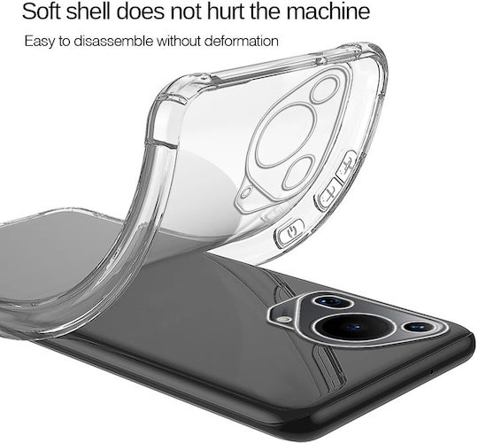 Techsuit Shockproof Clear Back Cover Σιλικόνης Διάφανο (Huawei Pura 70 Pro)