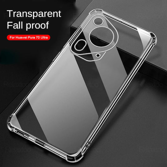 Techsuit Shockproof Clear Back Cover Σιλικόνης Διάφανο (Huawei Pura 70 Pro)