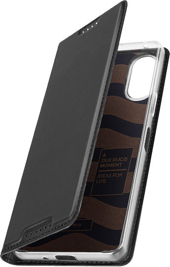 Dux Ducis Skin Pro Задна корица Изкуствена кожа Черен (Xperia 10 VI)