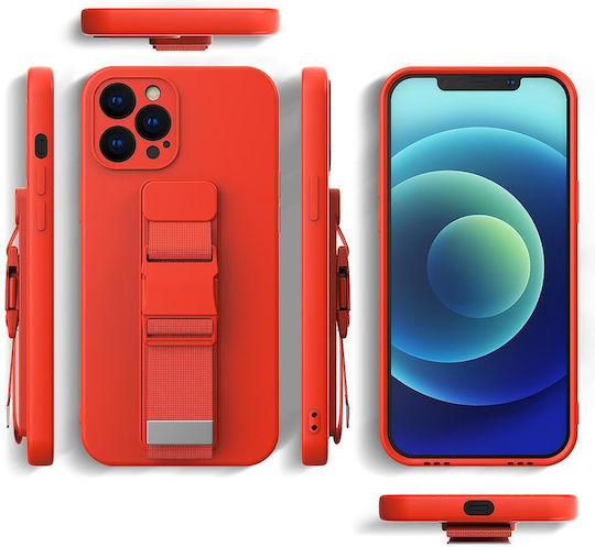 Hurtel Rope Back Cover Silicone 1mm Pink (iPhone 11 Pro Max)