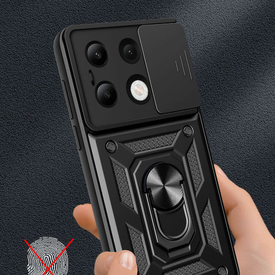 Techsuit Camshield Back Cover Πλαστικό / Σιλικόνης Μπλε (Redmi Note 13 4G)