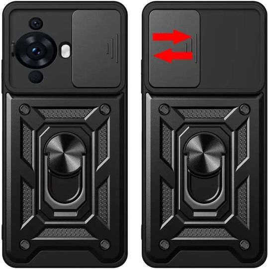 Techsuit Camshield Back Cover Πλαστικό / Σιλικόνης Μαύρο (Huawei Nova 12s)