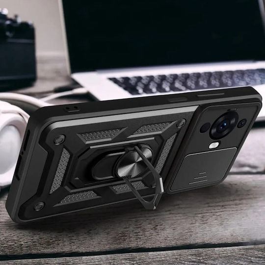 Techsuit Camshield Back Cover Πλαστικό / Σιλικόνης Μαύρο (Huawei Nova 12s)