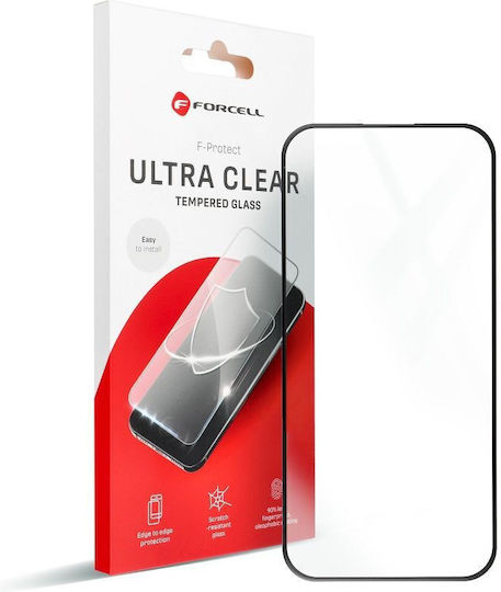 Forcell Ultra Clear Tempered Glass Black (iPhone 13 Pro)