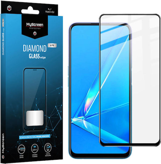 MyScreenPROTECTOR Diamond Glass Full Glue Full Face Tempered Glass Μαύρο (Motorola Edge 30 Pro)