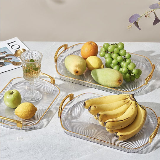 Glass Decorative Tray