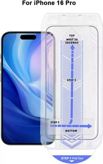 Vivid Full Face Tempered Glass Μαύρο (iPhone 17 Pro Max / iPhone 16 Pro Max)