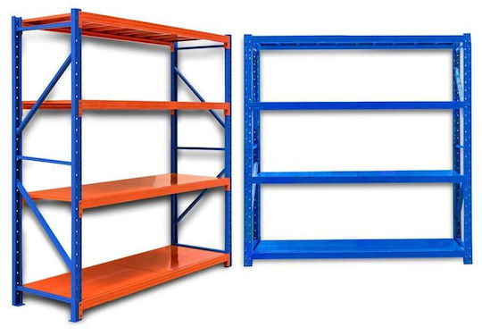 Dexion Shelf 200x40x250cm With 4 Shelves Total Load Capacity 800kg