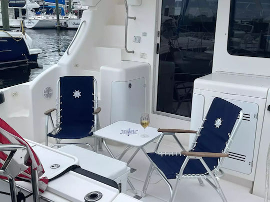 Forma Marine Τραπέζι Σκάφους Πτυσσόμενο Αλουμινίου Μελαμίνης 48x59x49cm M500