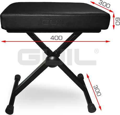 Guil Scaun Armoniu Reglabil L40xW30xH47-59cm