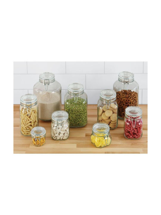 Bormioli Rocco Fido Vase General Use with Airtight Lid Glass Transparent 4000ml