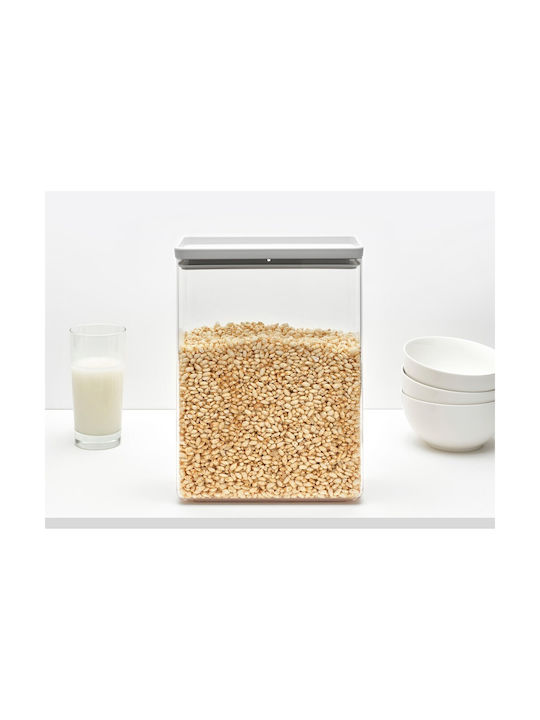 Brabantia Κουτί Γενικής Χρήσης με Καπάκι Πλαστικό Γκρι 5400ml