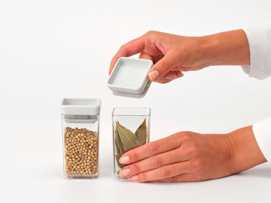 Brabantia Vază Utilizare Generală Cu Capac Plastic Gri 150ml 1 Bucată