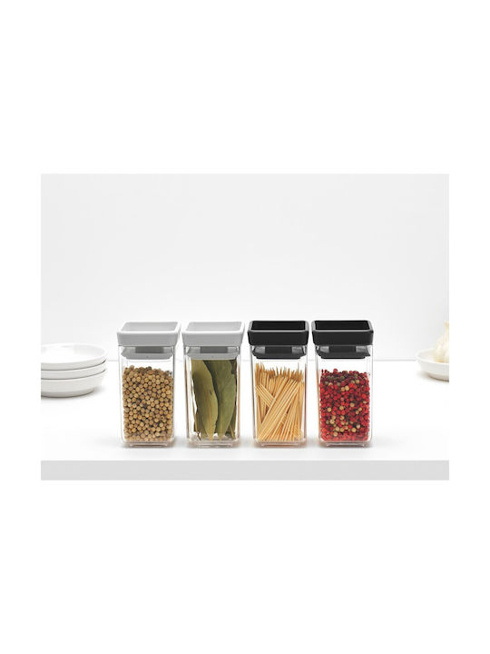 Brabantia Vase General Use with Lid Plastic Gray 150ml