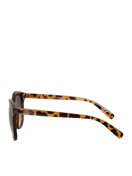 Vans RISE AND SHINE Women's Sunglasses with Brown Tartaruga Plastic Frame and Gray Gradient Lens VN000HEE161