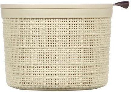Capac Borcan Rotund din Iută 2l Ø17x13cm Culoare Crem Capac Borcan Rotund din Iută 2l Ø17x13cm Culoare Crem