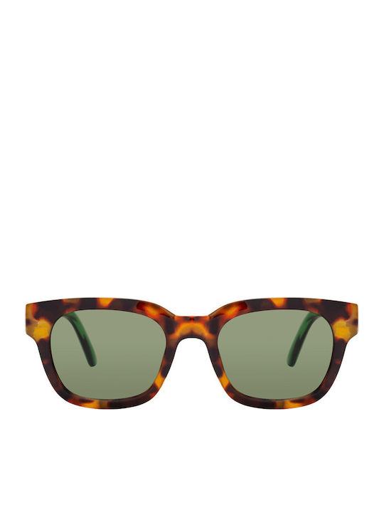 Mondo Unisex Sunglasses with Plastic Frame Tartarooga/Olive A16138-01