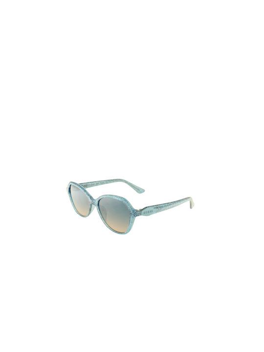 Guess Women's Sunglasses with Blue Plastic Frame and Blue Gradient Lens GU9239 92W