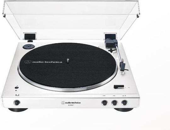 Audio Technica AT-LP60XBT AT-LP60XBTWH Πικάπ με Belt Drive και Προενίσχυση Λευκό