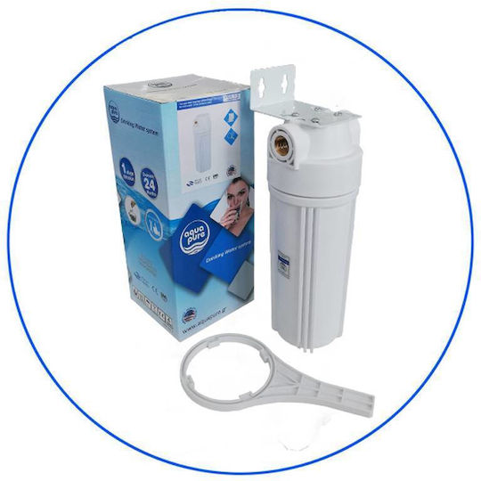 Aqua Pure Apsuc 12w Water Filtration System Single Central Supply Micron ½" with Replacement Filter 1890