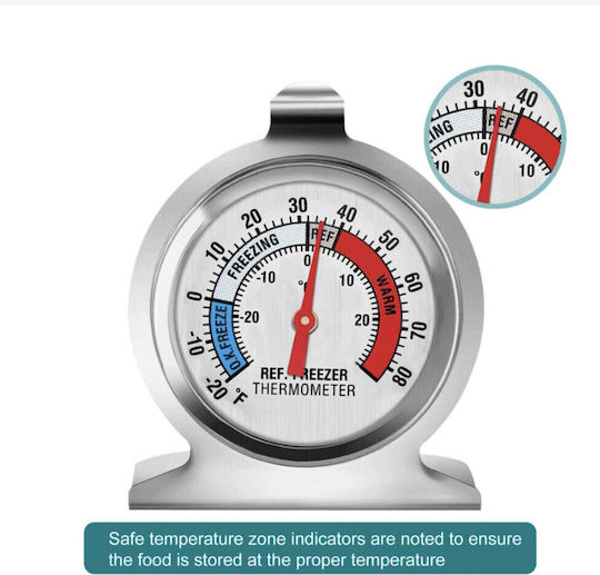 Analoges Lebensmittelthermometer Kühlschrank -20°C / +80°C