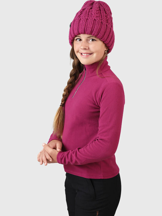 Kinderoberteil Langärmelig Fuchsie Mismy Fleece