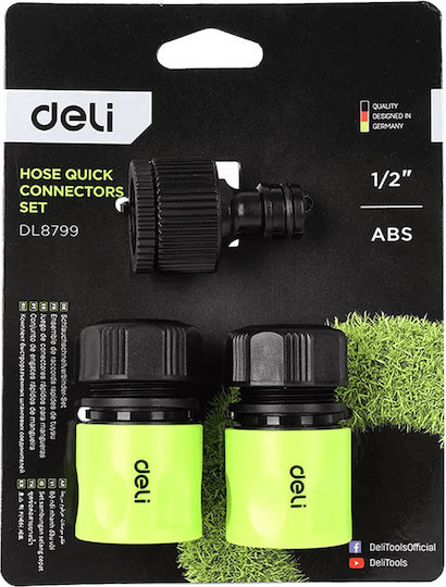 Deli DL8799 Свързване на маркуча за напояване 3pcs