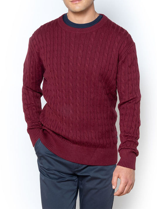 The Bostonians Pullover Burgundy, Red Wine