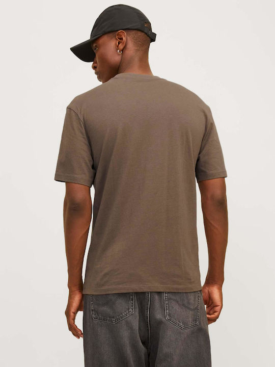 Jack & Jones T-shirt Brown