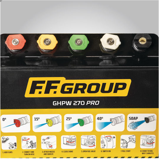 FFG GHPW 270 Πλυστικό Βενζίνης 420cc 14hp με Πίεση 270bar και Μεταλλική Αντλία